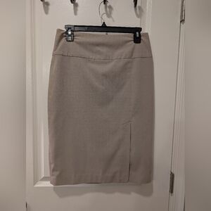 Merona Tan Pencil Skirt Size 6